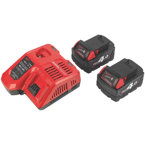 MILWAUKEE M18 BPP4C-402B 18V 2 X 4.0AH LI-ION REDLITHIUM CORDLESS 4 PIECE KIT - Image 6