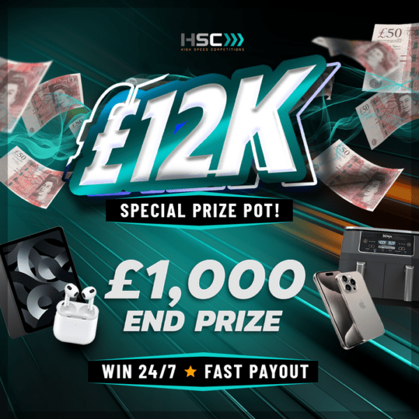 £12,000 PRIZE POT WITH £1000 END PRIZE! 11