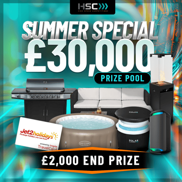 MEGA £30,000 SUMMER SPECIAL - £2000 END PRIZE #7