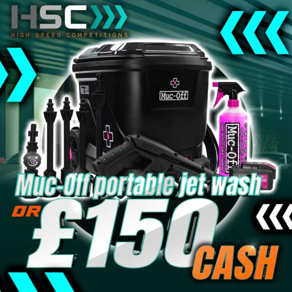 MUC-OFF BATTERY JET WASH OR £150 CASH